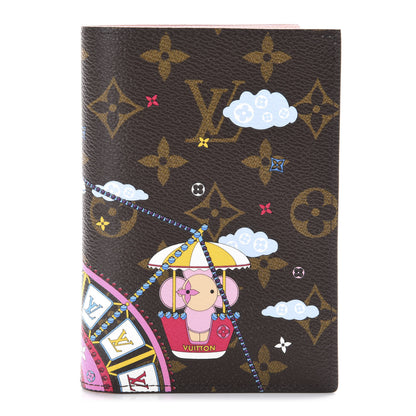 Louis Vuitton Monogram 2020 Christmas Animation Big Wheel Passport Cover Rose Ballerine 1 of 10