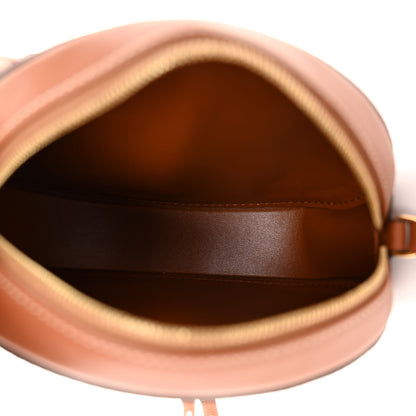 Celine Smooth Calfskin Cuir Small Triomphe Oval Crossbody Purse Tan 5 of 9