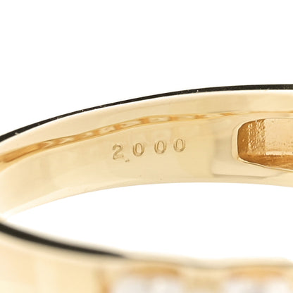 Parker & West by FASHIONPHILE 18K Yellow Gold Diamond 2.00ctw Square Emerald Cut Half Eternity Band Ring 52 6 4 of 4