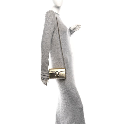 Gucci Metallic Calfskin Super Mini Dionysus Shoulder Bag Gold 2 of 9