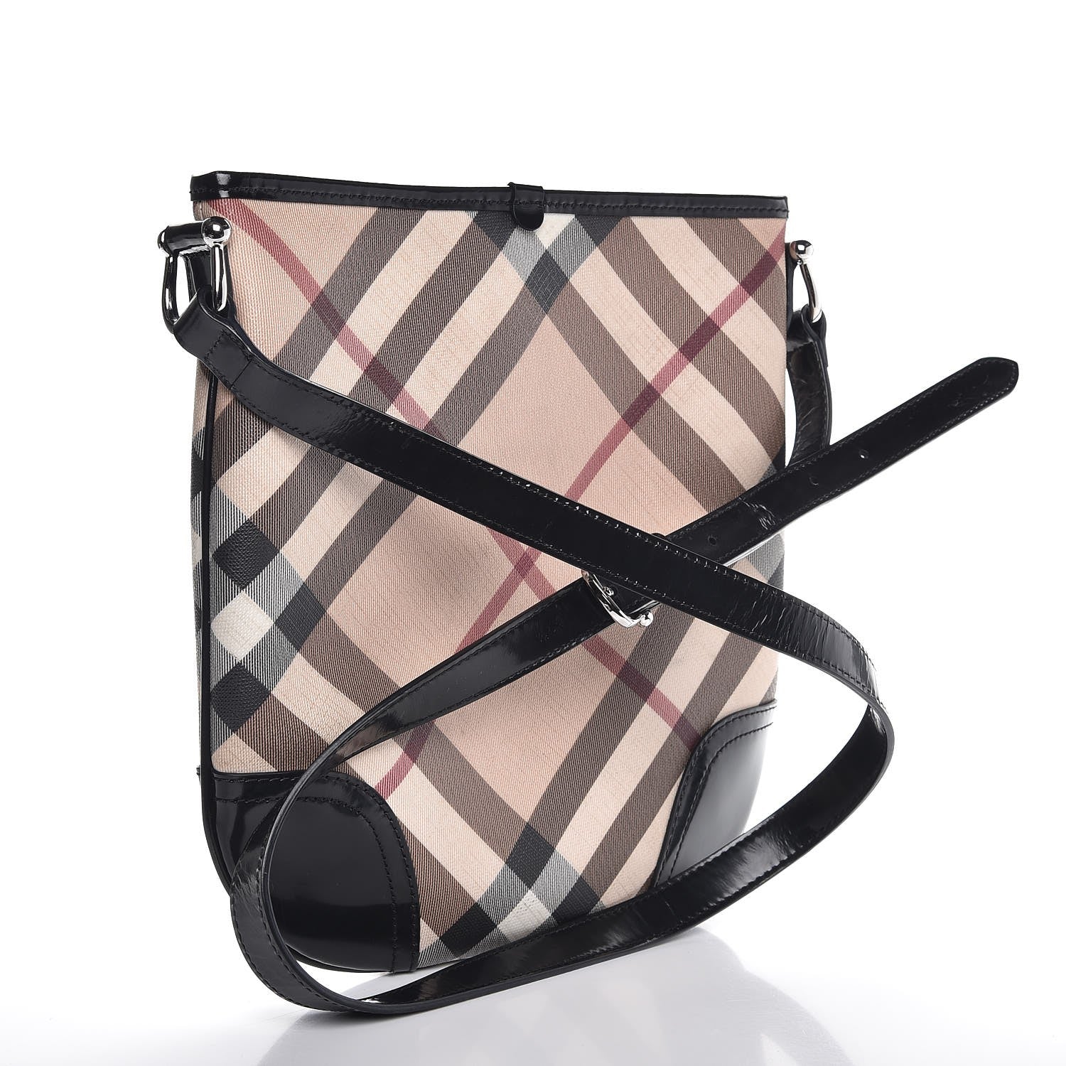 Burberry Supernova Check Small Dryden Crossbody Bag Black 3 of 7