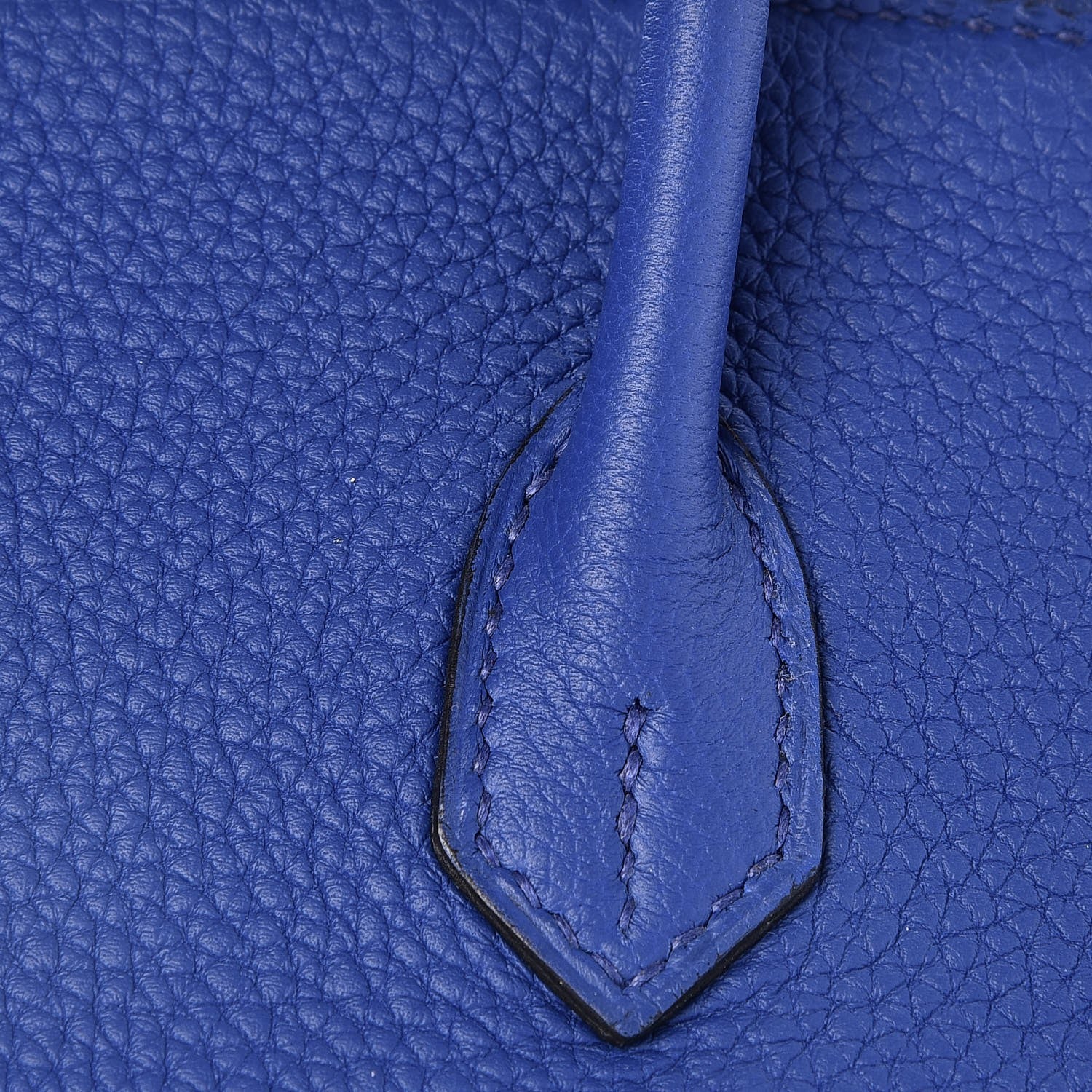 Hermes Togo Birkin 25 Bleu Electrique 27 of 34