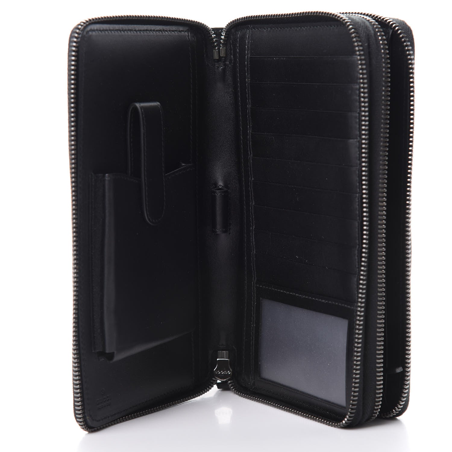 Gucci Imprime Monogram Travel Document Case Black 5 of 10