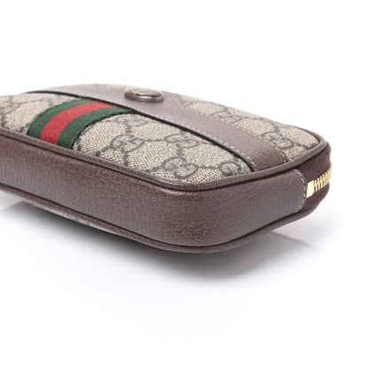 Gucci GG Supreme Monogram Ophidia Belted iPhone Case 85 34 Dark Brown 6 of 8