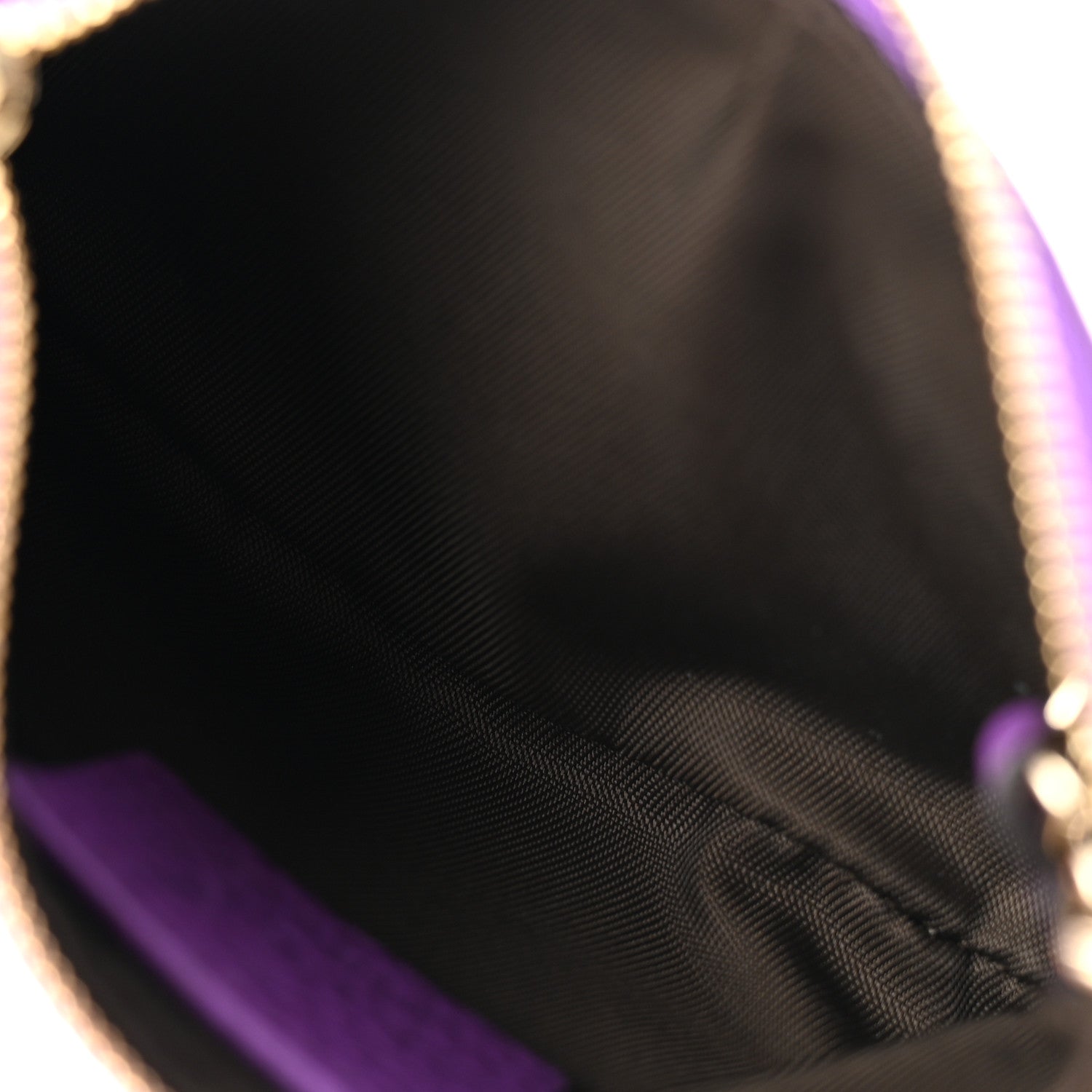 Gucci Pebbled Calfskin Soho Key Case Purple 5 of 9