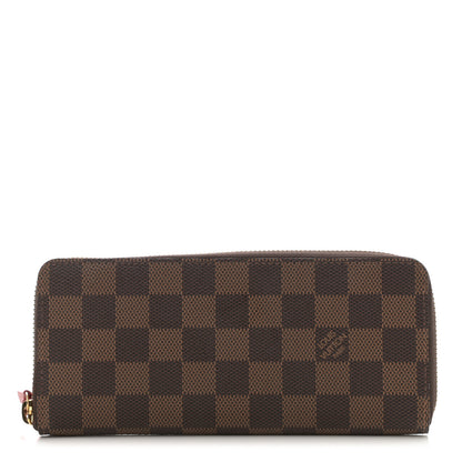 Louis Vuitton Damier Ebene Clemence Wallet Cherry 1 of 6