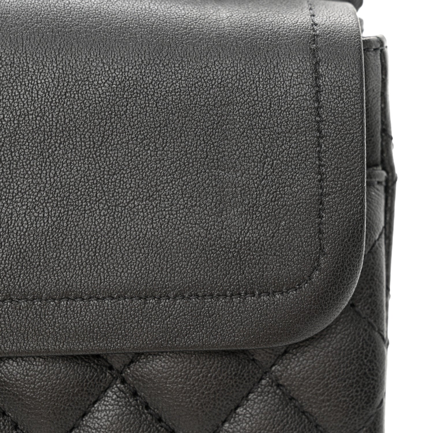 Chanel Metallic Sheepskin Quilted 2.55 Reissue 225 Flap Charcoal 11 of 11