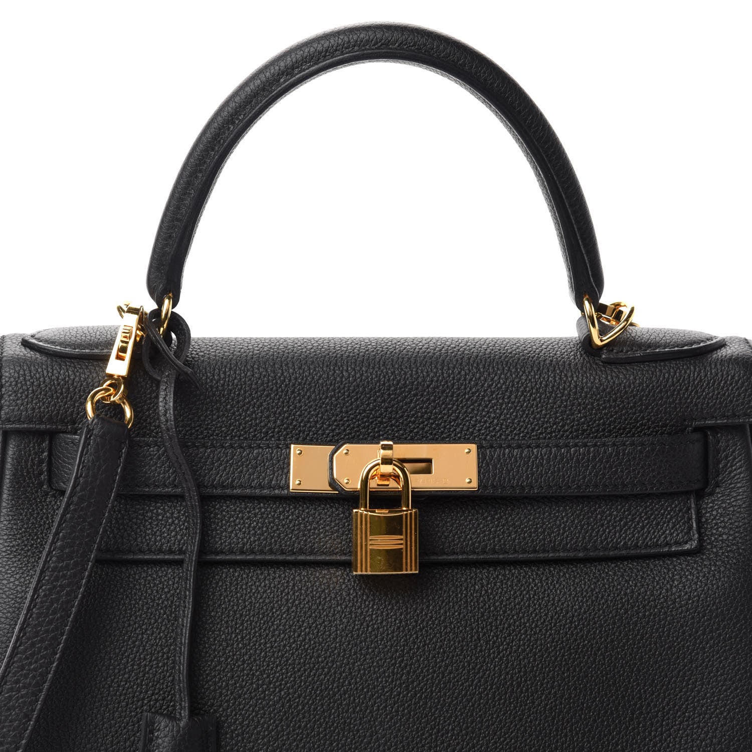 Hermes Togo Kelly Retourne 28 Black 10 of 10