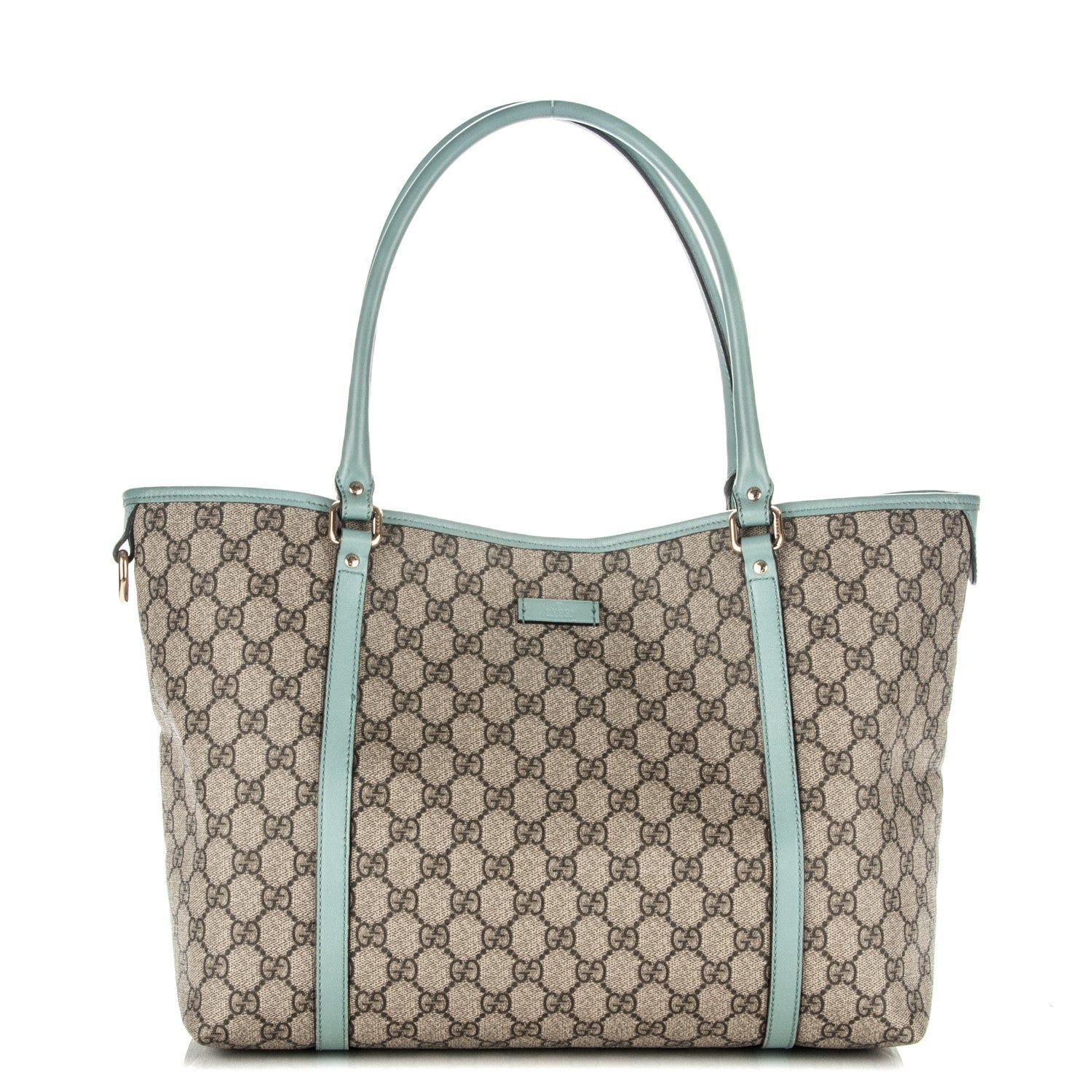 Gucci GG Plus Monogram Medium Joy Tote Light Blue 1 of 7