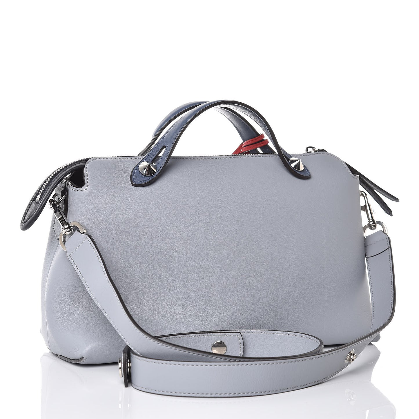 Vitello Dolce 4 Color Medium By The Way Boston Bag Ardesia Fiamma Multicolor