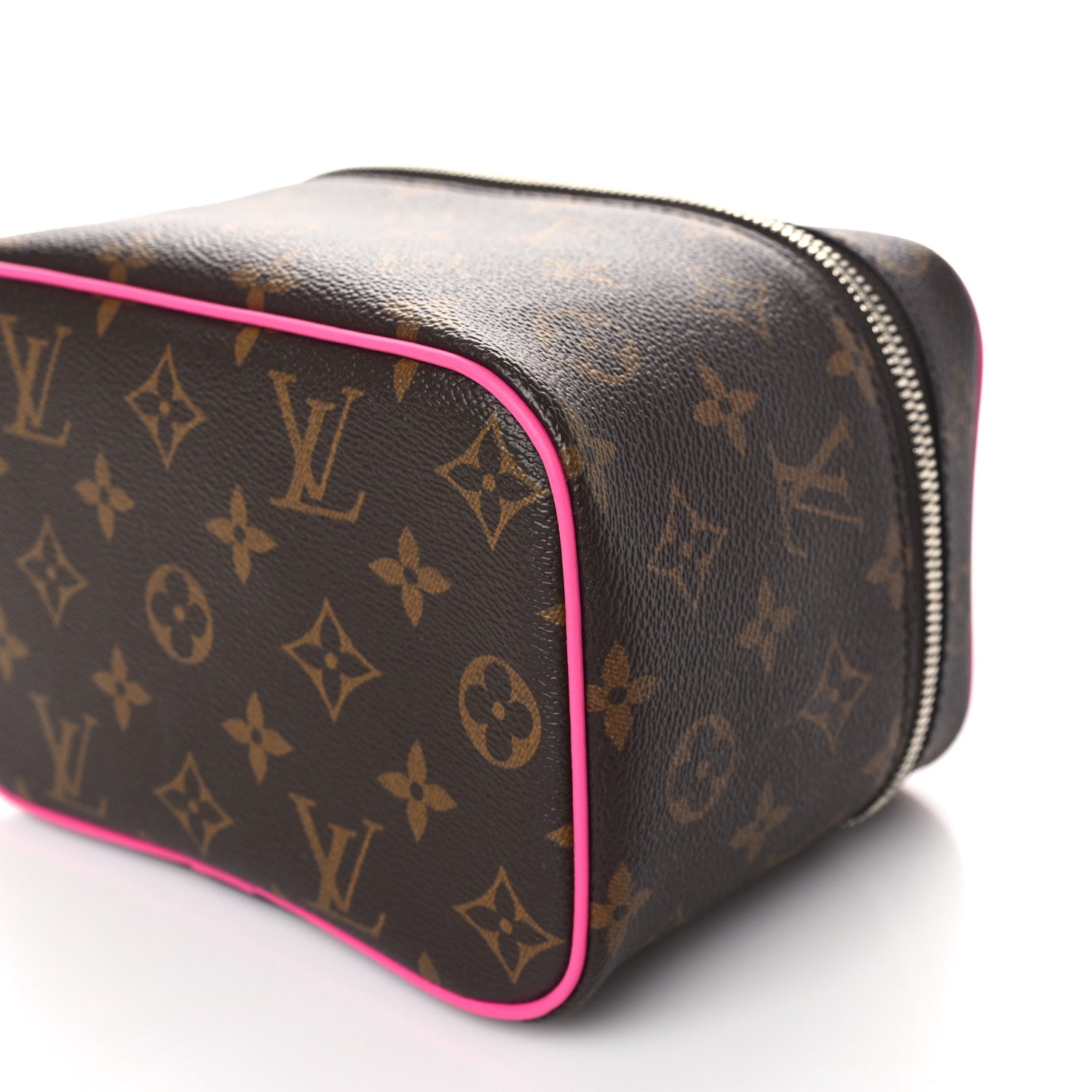 Louis Vuitton Monogram Macassar Nice Mini Fuchsia 9 of 10