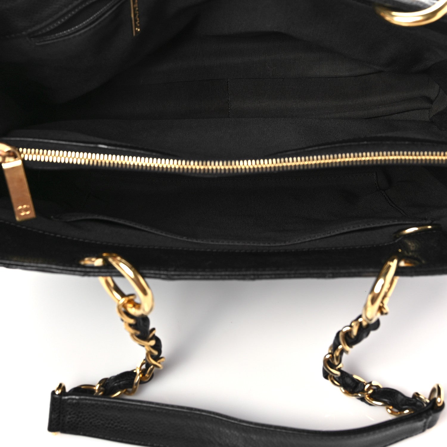 Chanel Caviar Quilted Grand Shopping Tote GST Black 4 of 7