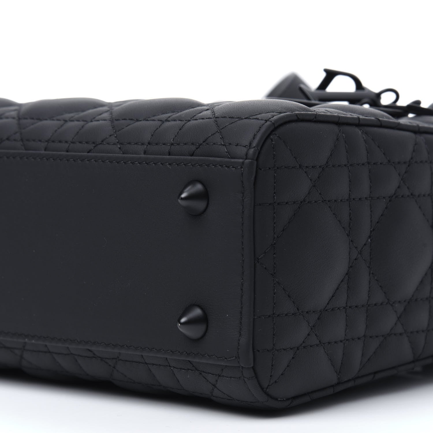 Christian Dior Ultra Matte Calfskin Cannage Small My ABCDior Lady Dior Black 11 of 14