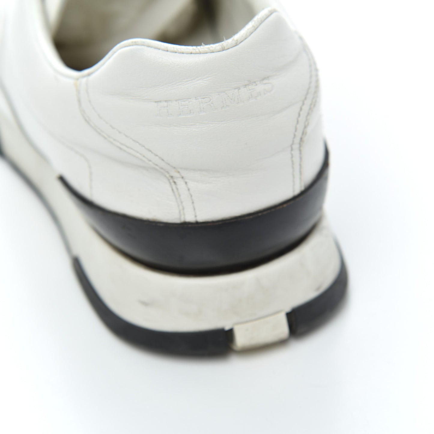 Calfskin Womens Trail Sneakers 39.5 White