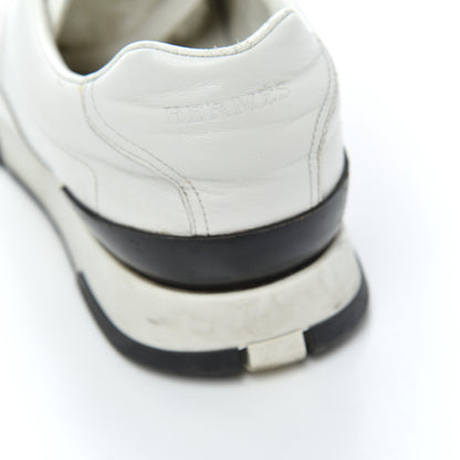 Hermes Calfskin Womens Trail Sneakers 39.5 White 15 of 27