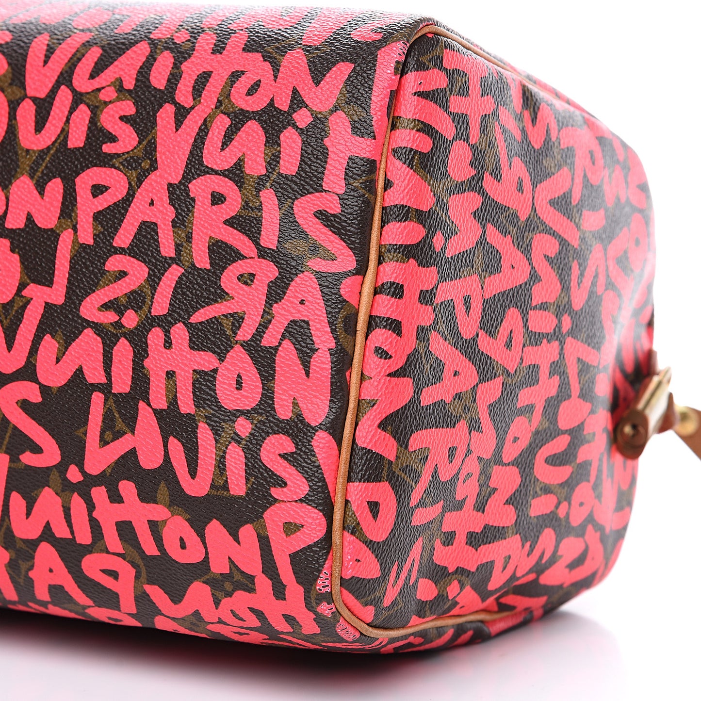 Monogram Graffiti Speedy 30 Fuchsia
