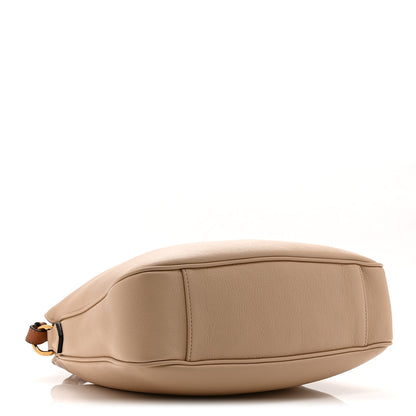 Gucci Softy Wonka Textured Dollar Calfskin Medium Diana Shoulder Bag Light Beige 4 of 11