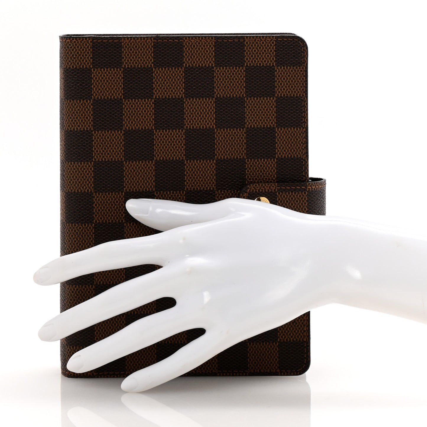 Damier Ebene Medium Ring Agenda Cover