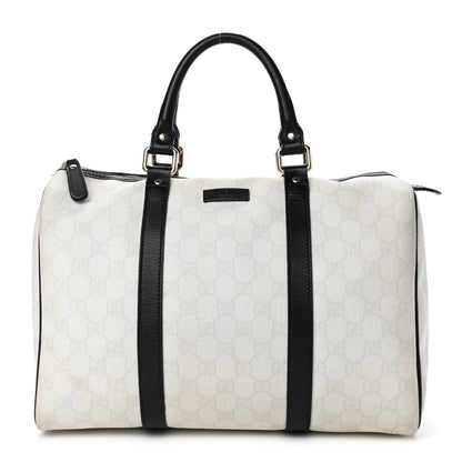Gucci GG Plus Monogram Medium Joy Boston White Black 1 of 9