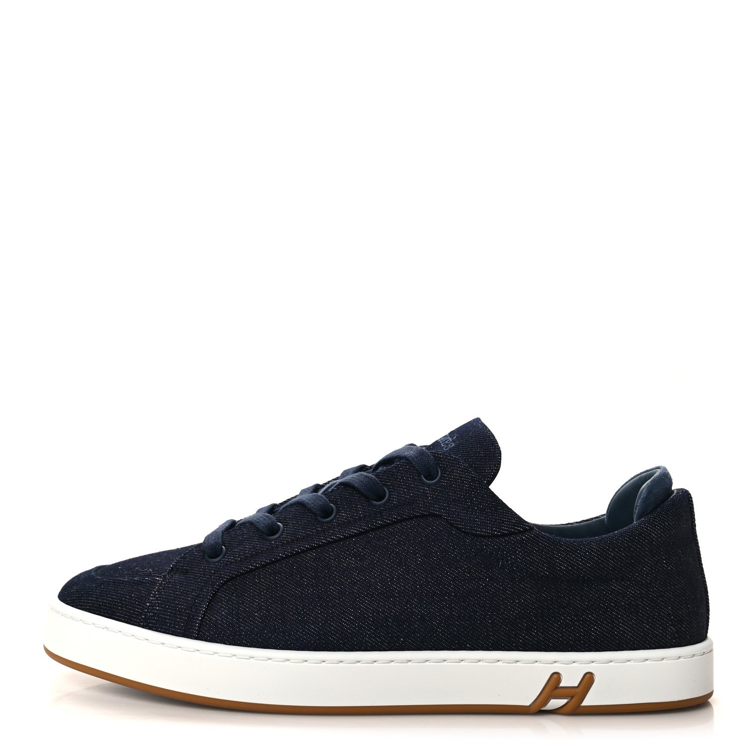 Hermes Denim Mens Kid Sneakers 41.5 Bleu Brut Bleu Celeste 1 of 8