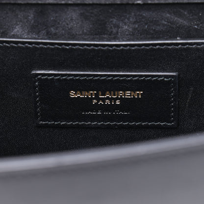 Saint Laurent Smooth Calfskin Medium Classic Monogram Kate Tassel Satchel Black 6 of 6
