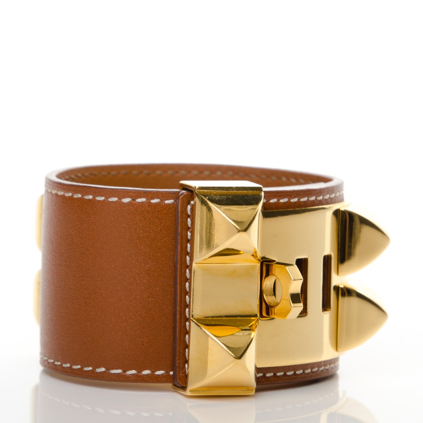 Barenia Collier De Chien CDC Bracelet S Fauve