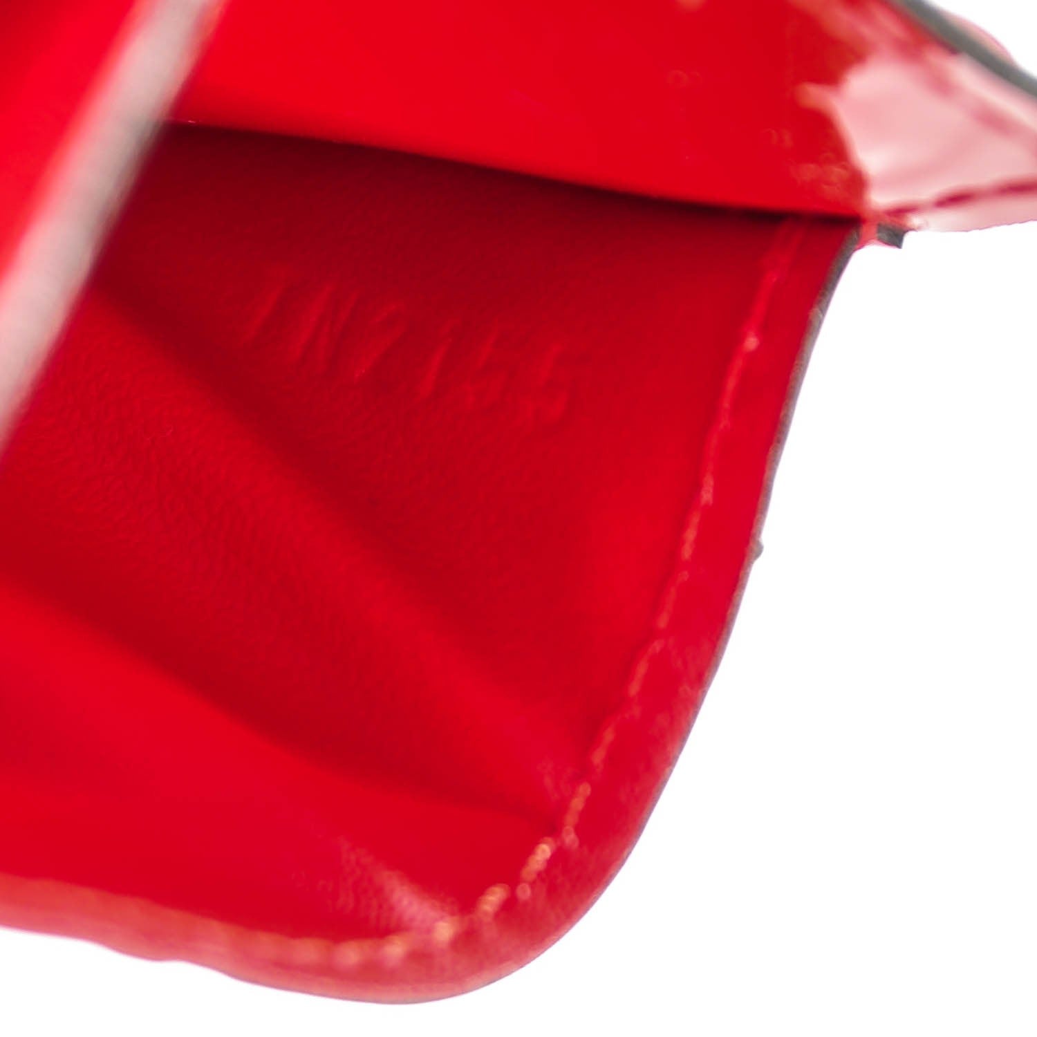 Louis Vuitton Vernis Sarah Wallet NM Cherry 7 of 7