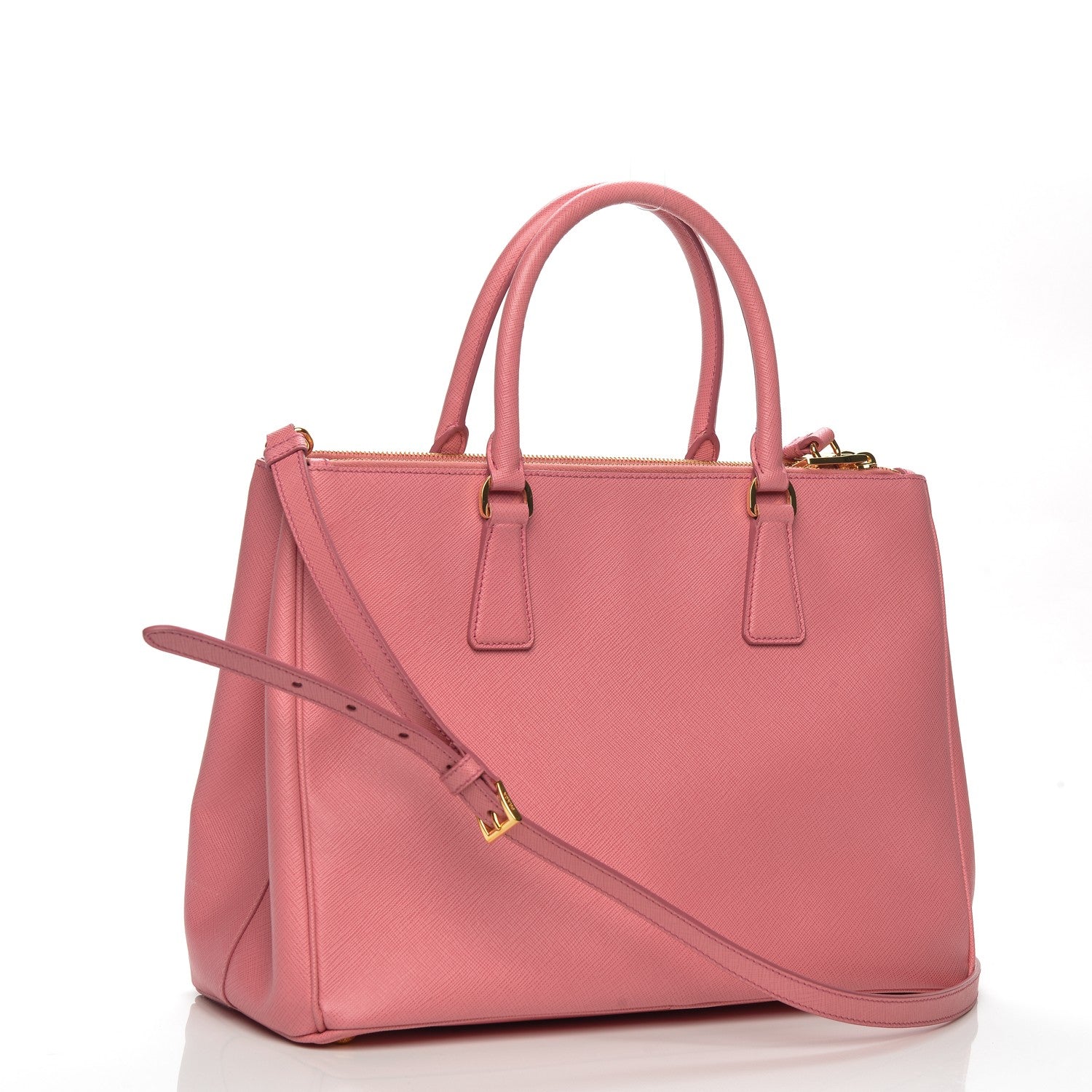 Prada Saffiano Medium Galleria Double Zip Tote Geranio 3 of 10