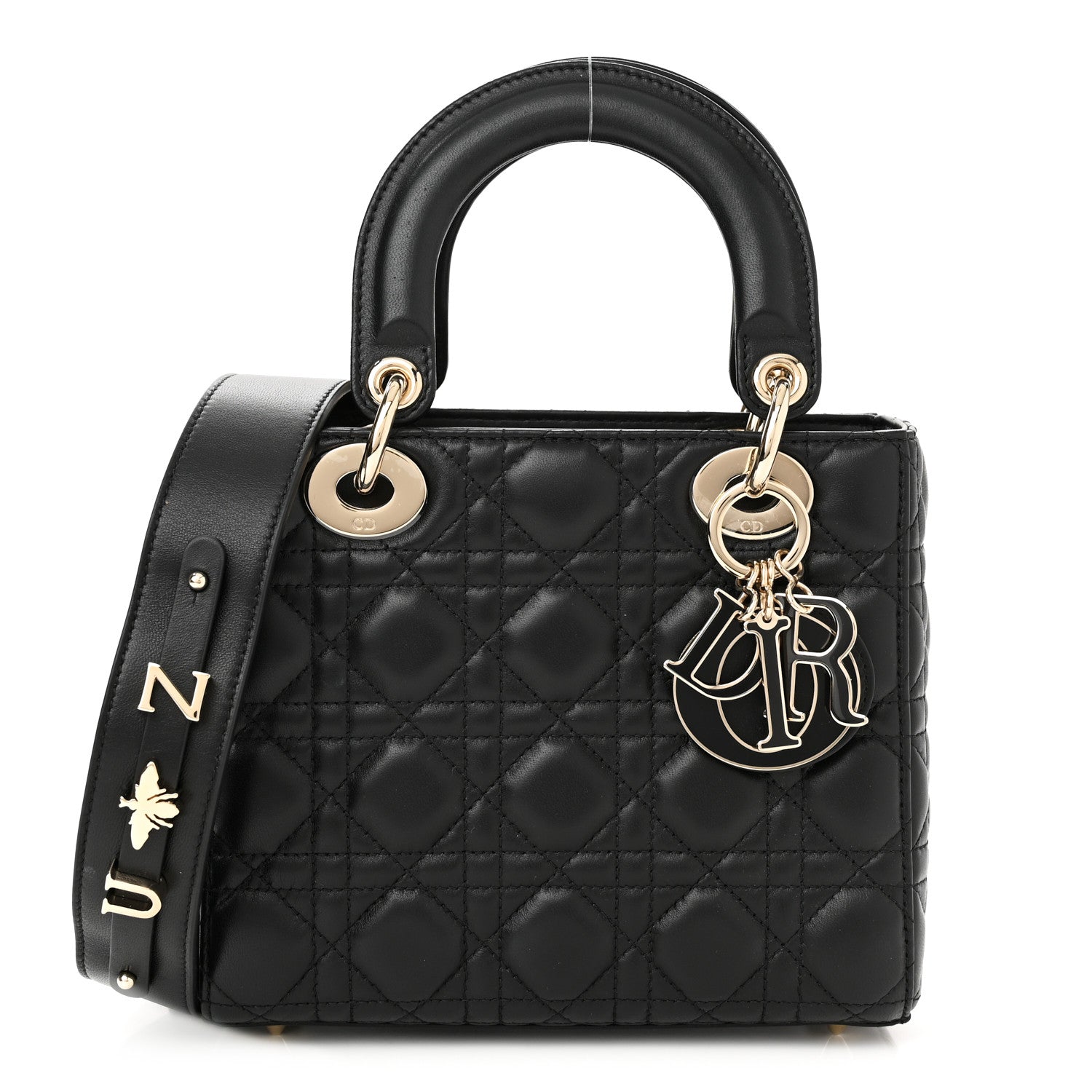 Christian Dior Lambskin Cannage Small My ABCDior Lady Dior Black 1 of 11