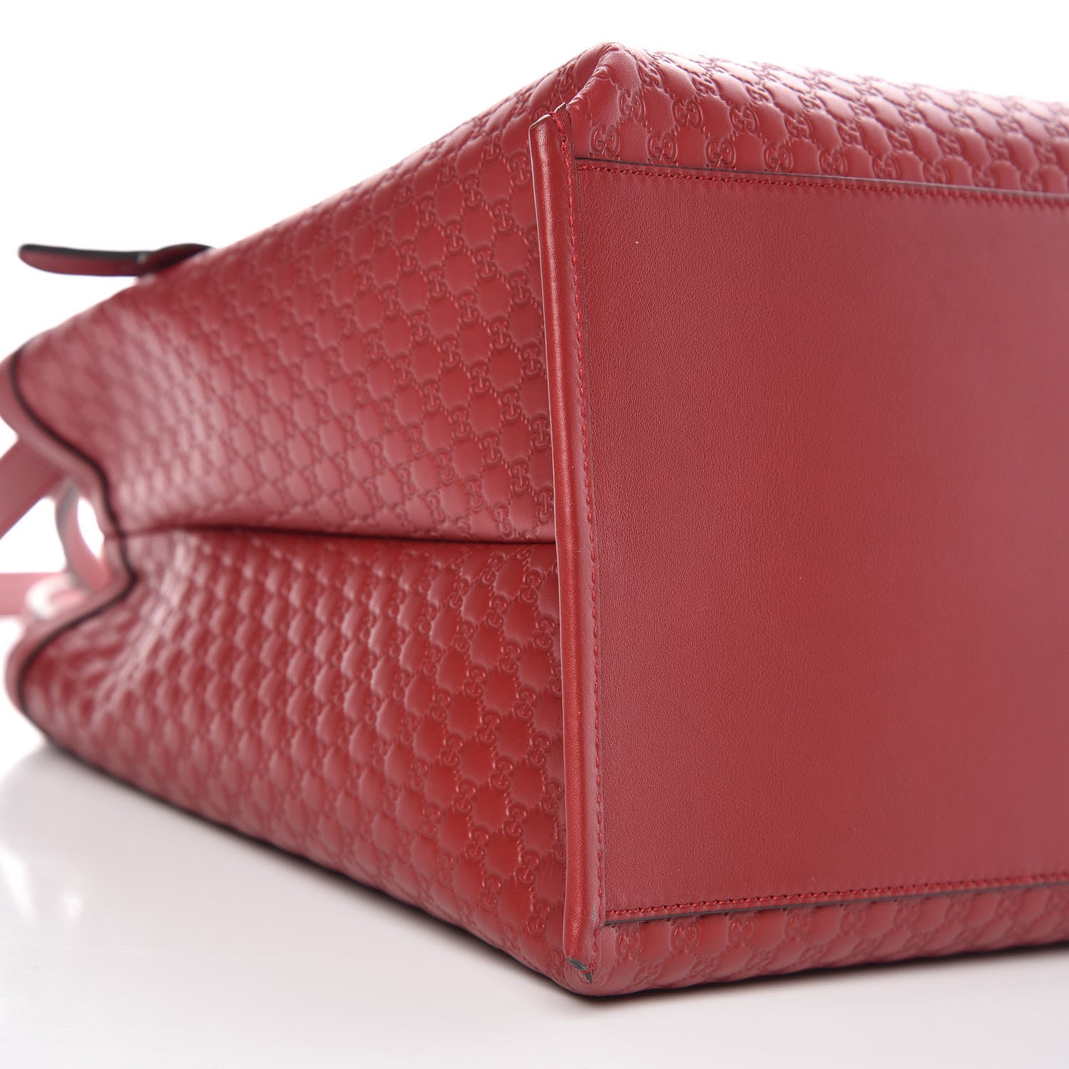 Gucci Soft Microguccissima Large Tote Red 8 of 9