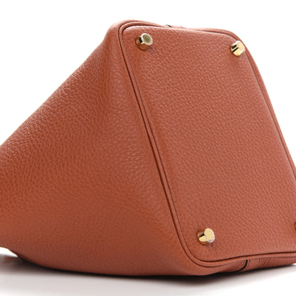 Hermes Taurillon Clemence Picotin Lock 18 PM Cuivre 8 of 9