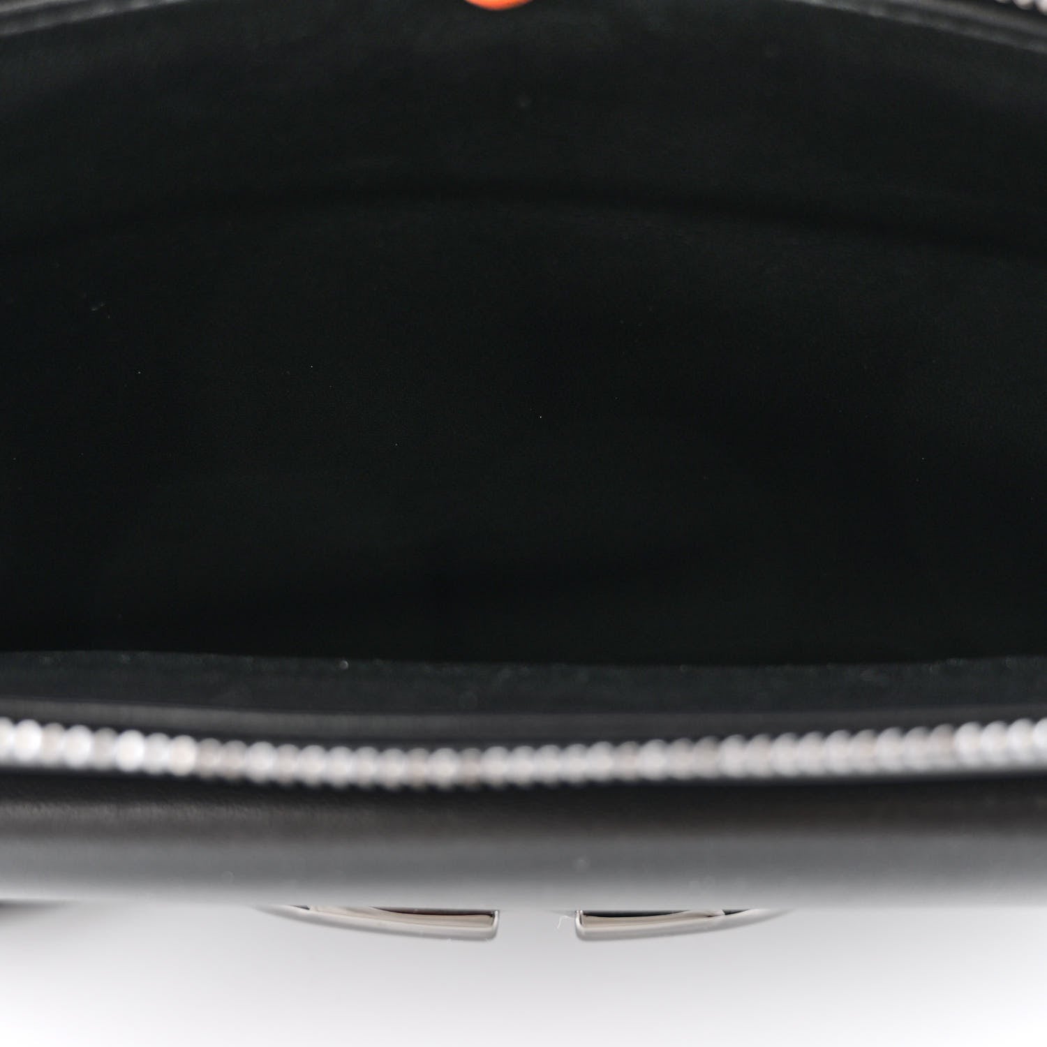 Valentino Garavani Calfskin Tonal Vlogo Briefcase Black 7 of 10