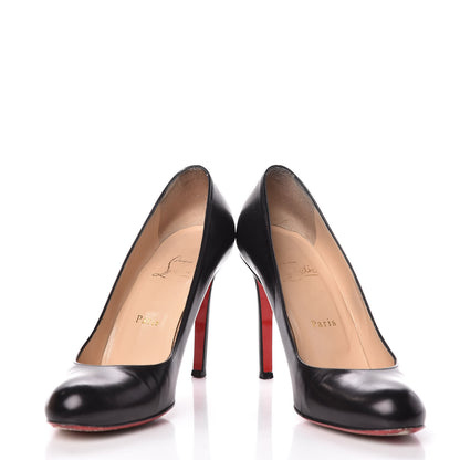 Christian Louboutin Kid Simple 100 Pumps 38 Black 5 of 13