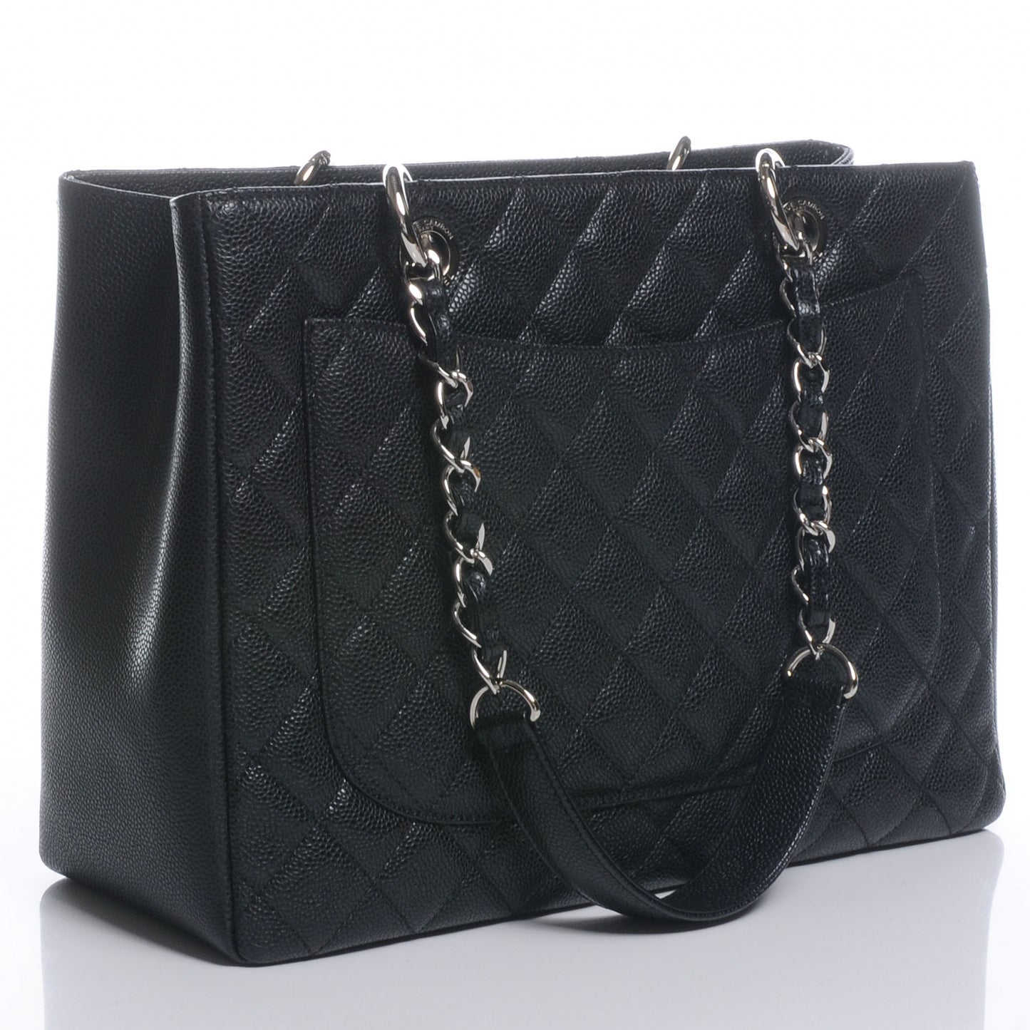 Caviar Grand Shopping Tote GST Black