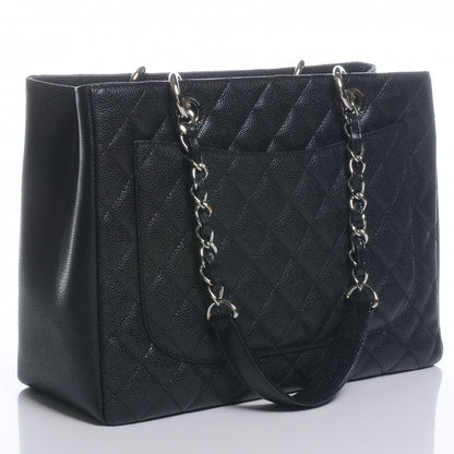 Chanel Caviar Grand Shopping Tote GST Black 3 of 8