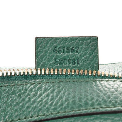 Gucci Pebbled Calfskin Small Soho Disco Bag Emerald Green 7 of 7