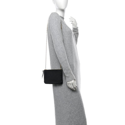 Louis Vuitton Empreinte Double Zip Pochette Black 2 of 11