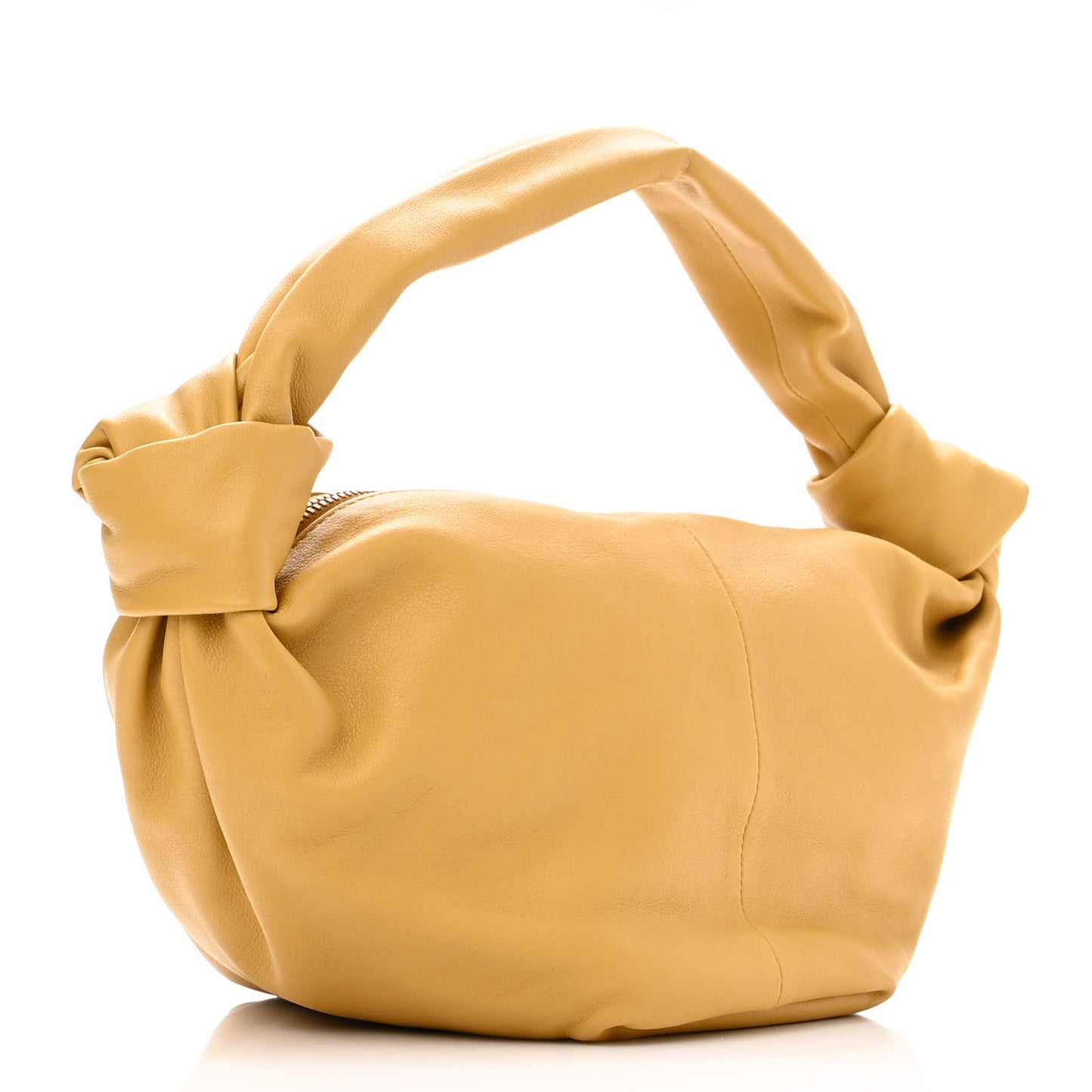 Calfskin Mini Double Knot Bag Yellow