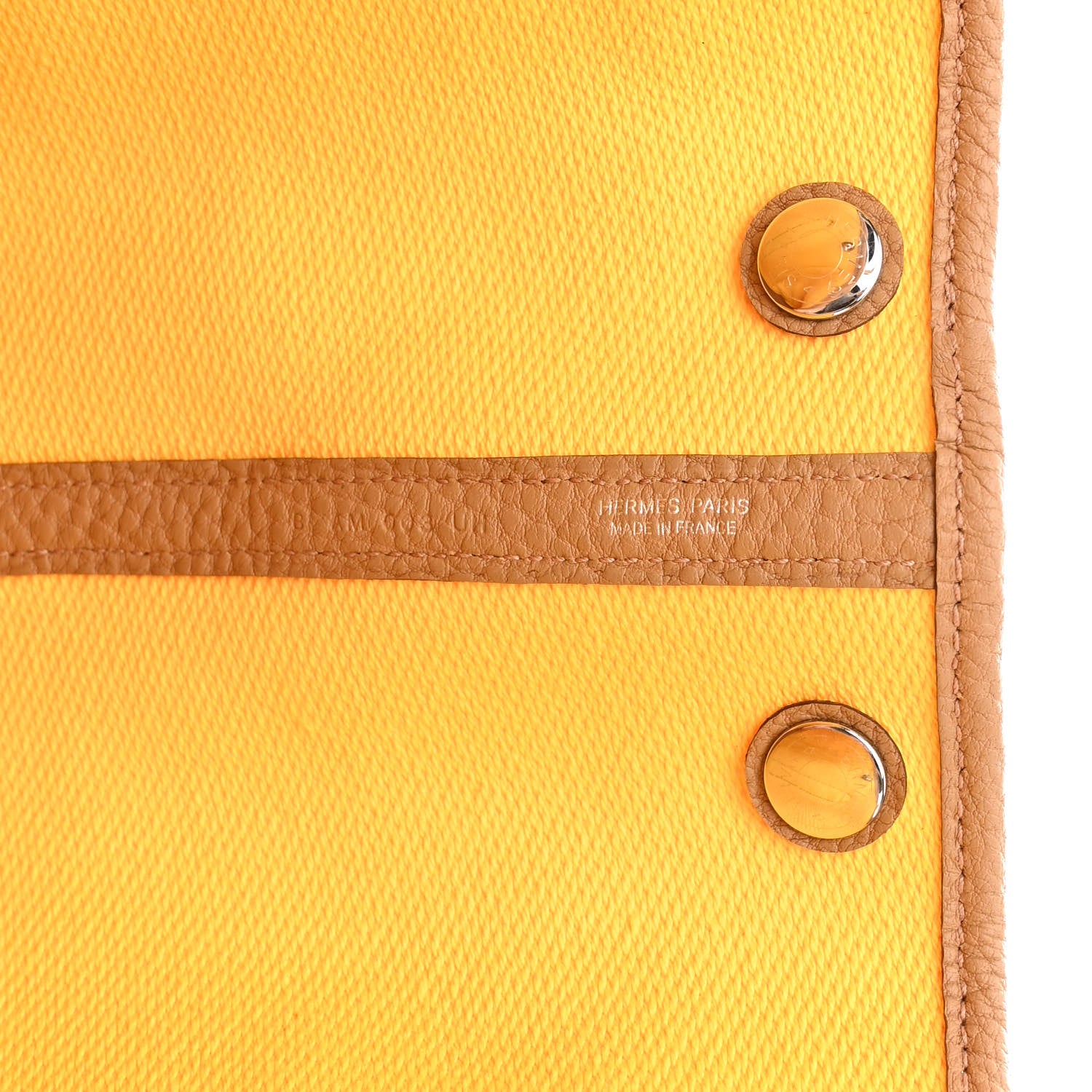 Hermes Twill H Negonda Garden Party 30 TPM Ecru Jaune De Naples Biscuit 6 of 9