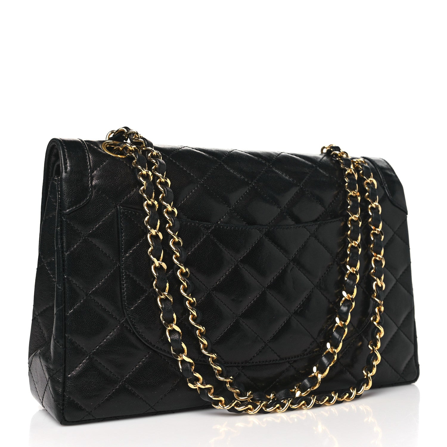 Chanel Lambskin Medium Double Flap Black 3 of 10