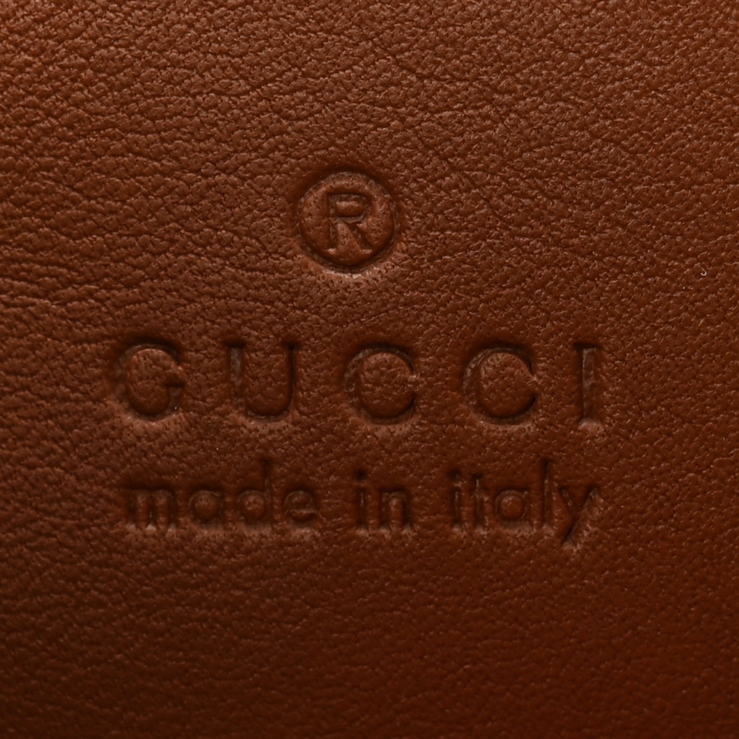 Gucci GG Supreme Monogram Textured Calfskin Small Emblem Shoulder Bag Beige Dark Brown 6 of 11