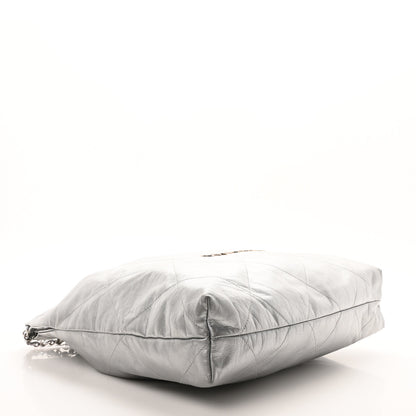 Chanel Metallic Calfskin Quilted Chanel 22 Silver 5 of 10