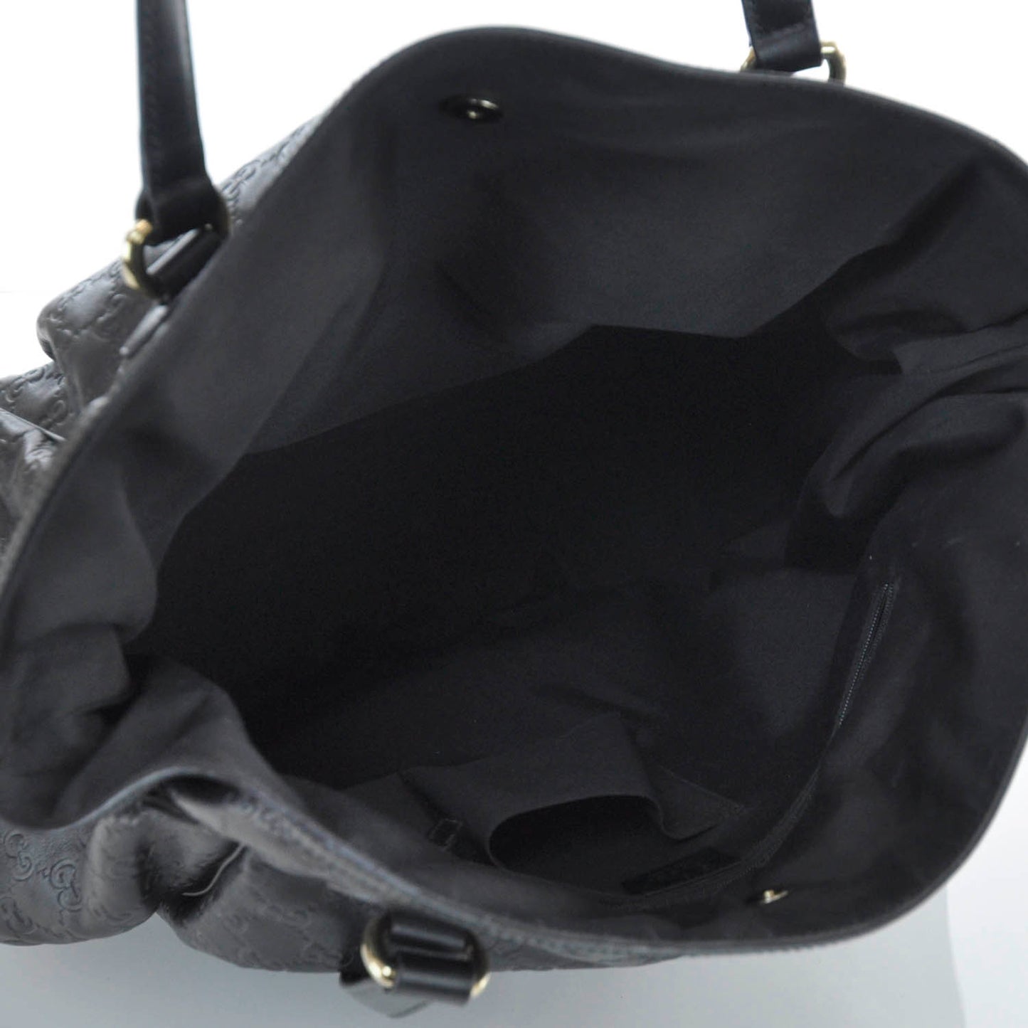 Guccissima Full Moon Tote Black