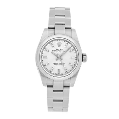 Rolex Stainless Steel 26mm Oyster Perpetual Watch Silver 176200 1 of 4