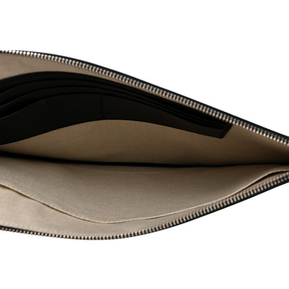Gucci Calfskin GG Marmont Zip Pouch Black 5 of 7