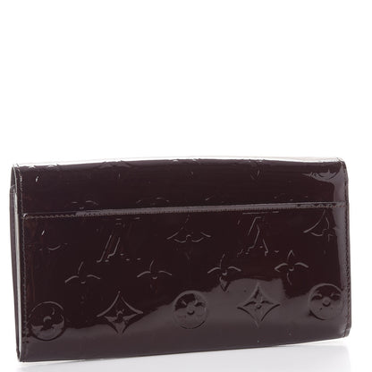 Louis Vuitton Vernis Sarah Wallet NM Amarante 3 of 10