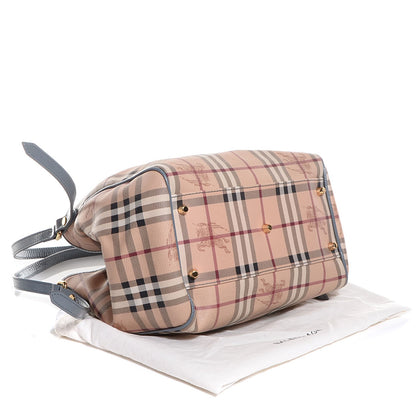 Burberry Haymarket Check Small Canterbury Tote Storm Grey 4 of 10