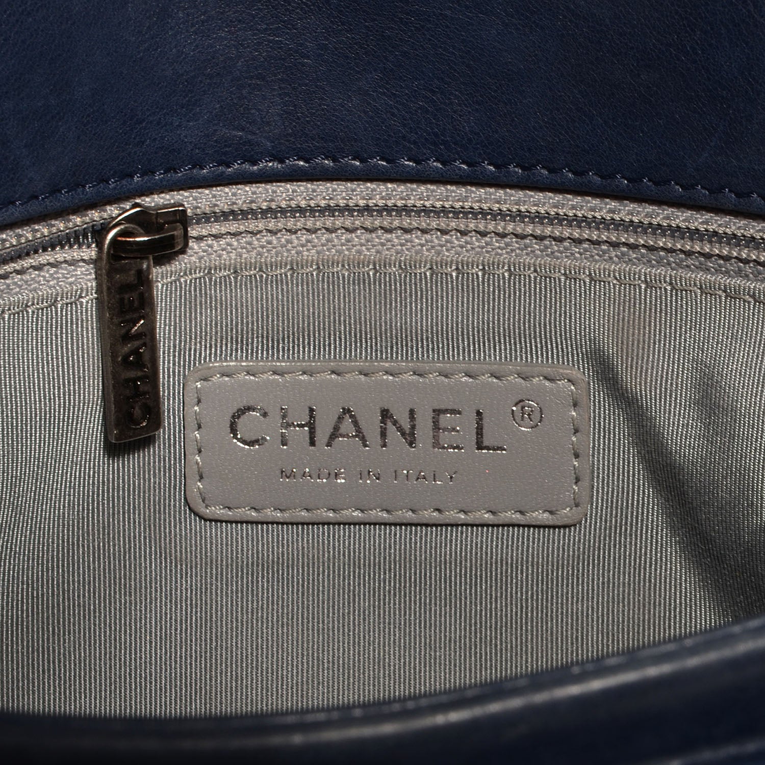 Chanel Calfskin Ultimate Stitch Flap Navy 6 of 8