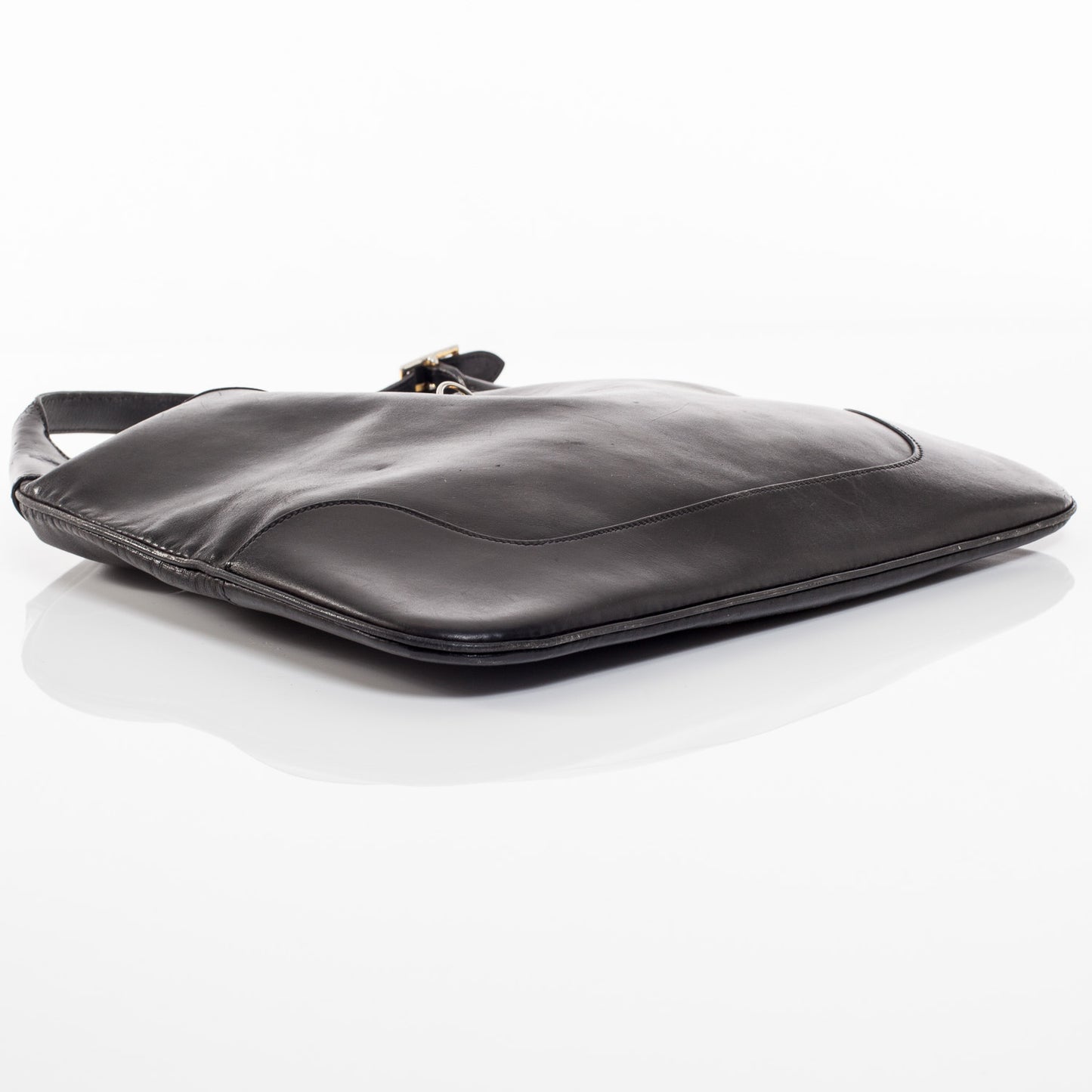 Box Leather Trim I 38 Black