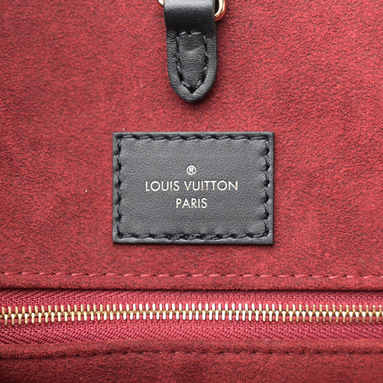 Louis Vuitton Empreinte Monogram Giant Onthego MM Black Beige 6 of 9